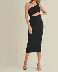 Cloud Ten - Selena Cut Out One Shoulder Dress