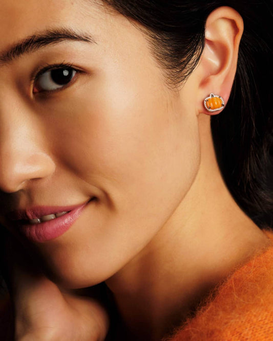 Kendra Scott - Women's Pumpkin Stud Earrings