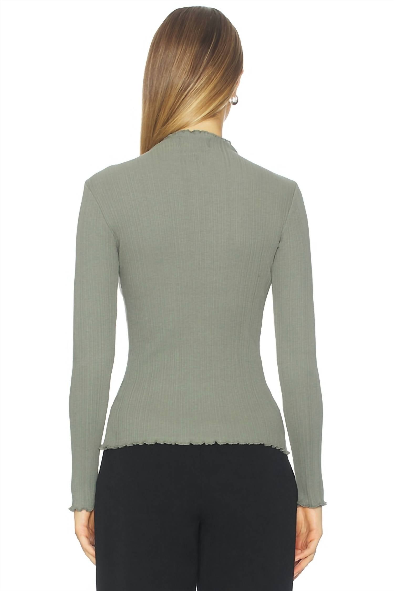 Nation Ltd - Brenna Mock Neck Top