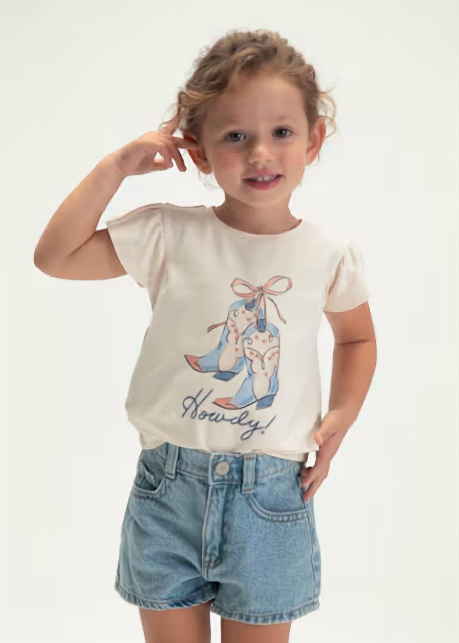 Mayoral - Cowgirl Boot T Shirt