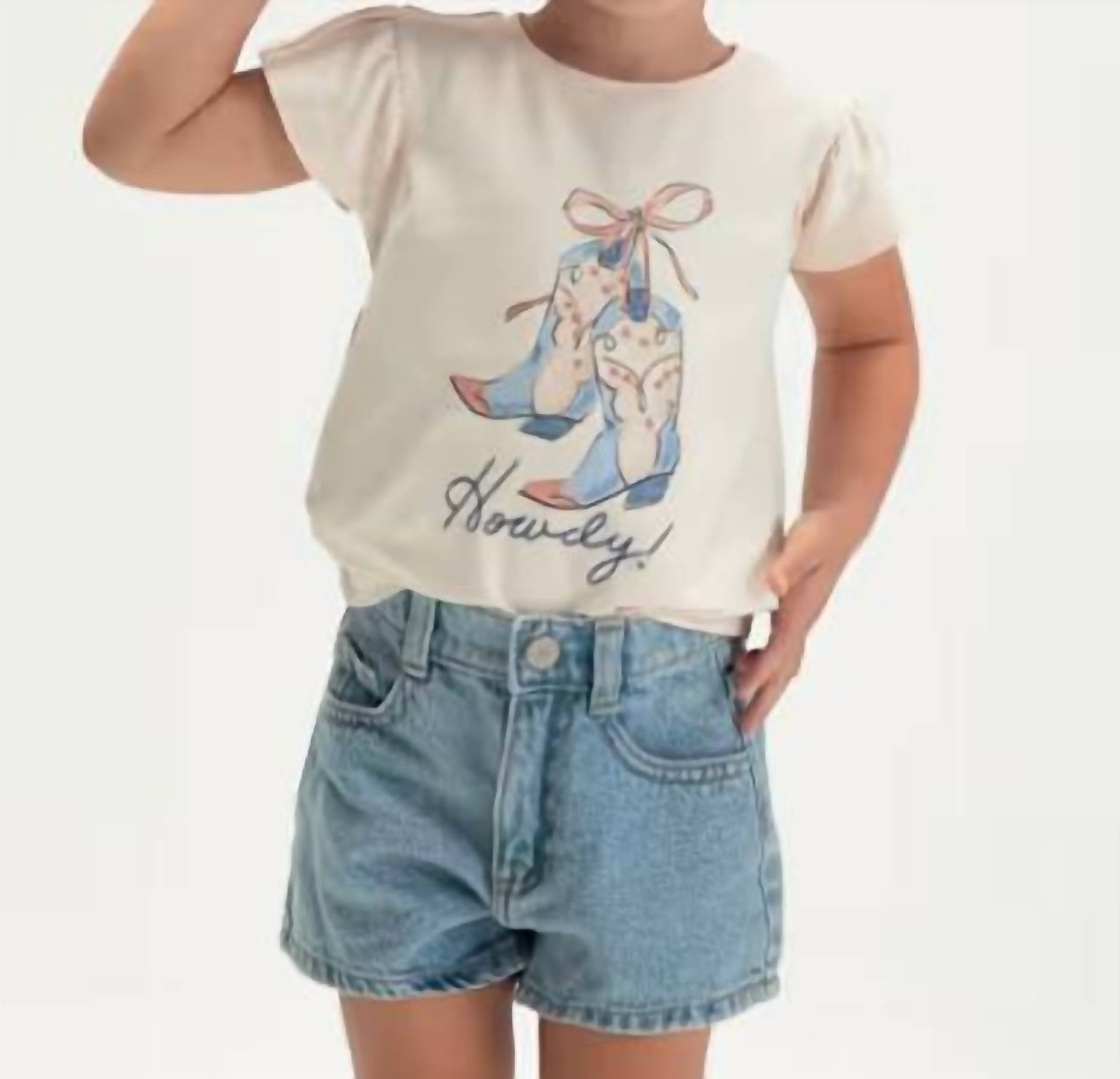 Mayoral - Cowgirl Boot T Shirt