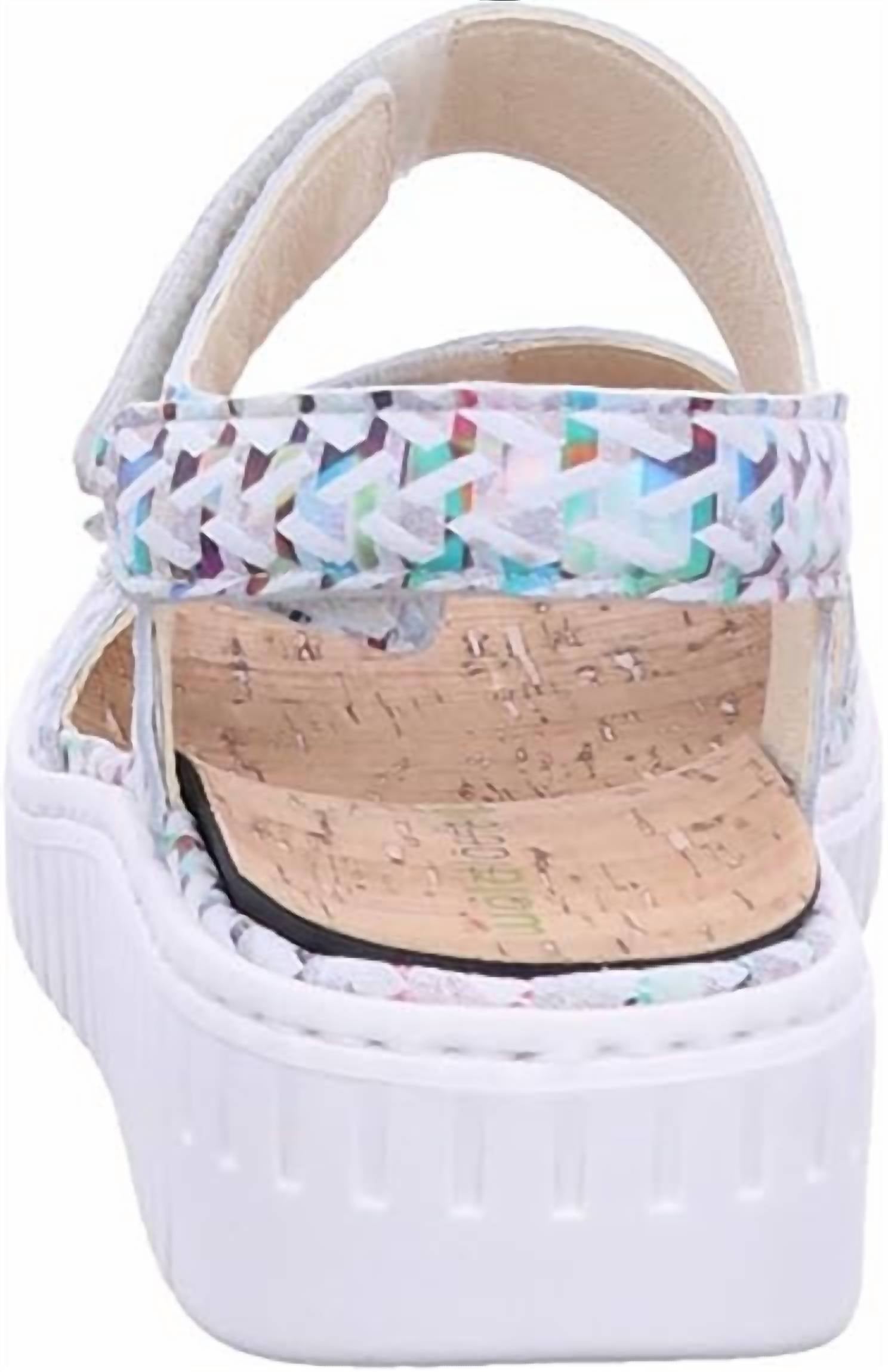 Waldlaufer Women’s Willow Wedge Sandal in multi - women's sandal - view 7