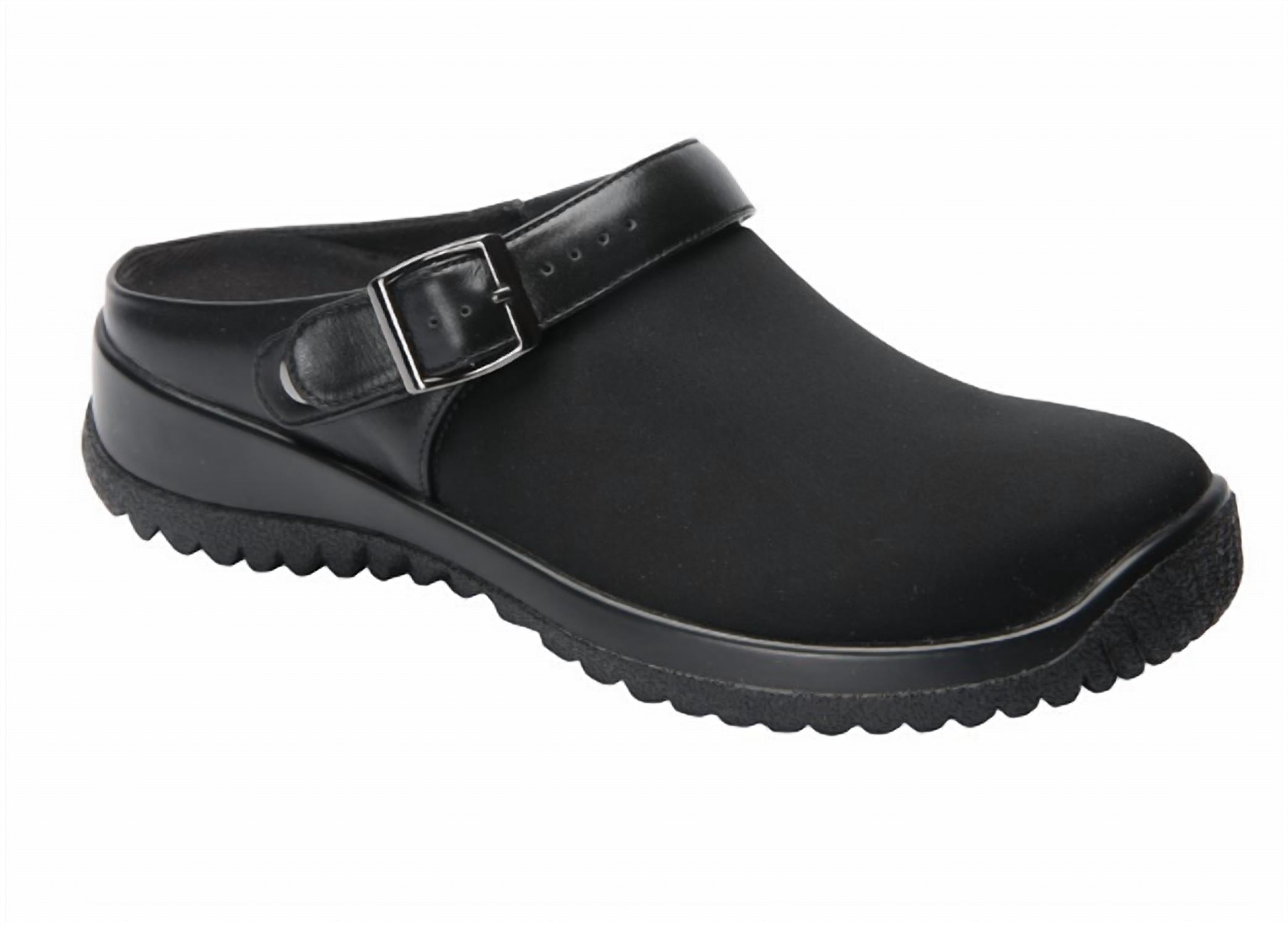 DREW Women's Savannah Classic Clog in black - women's shoe