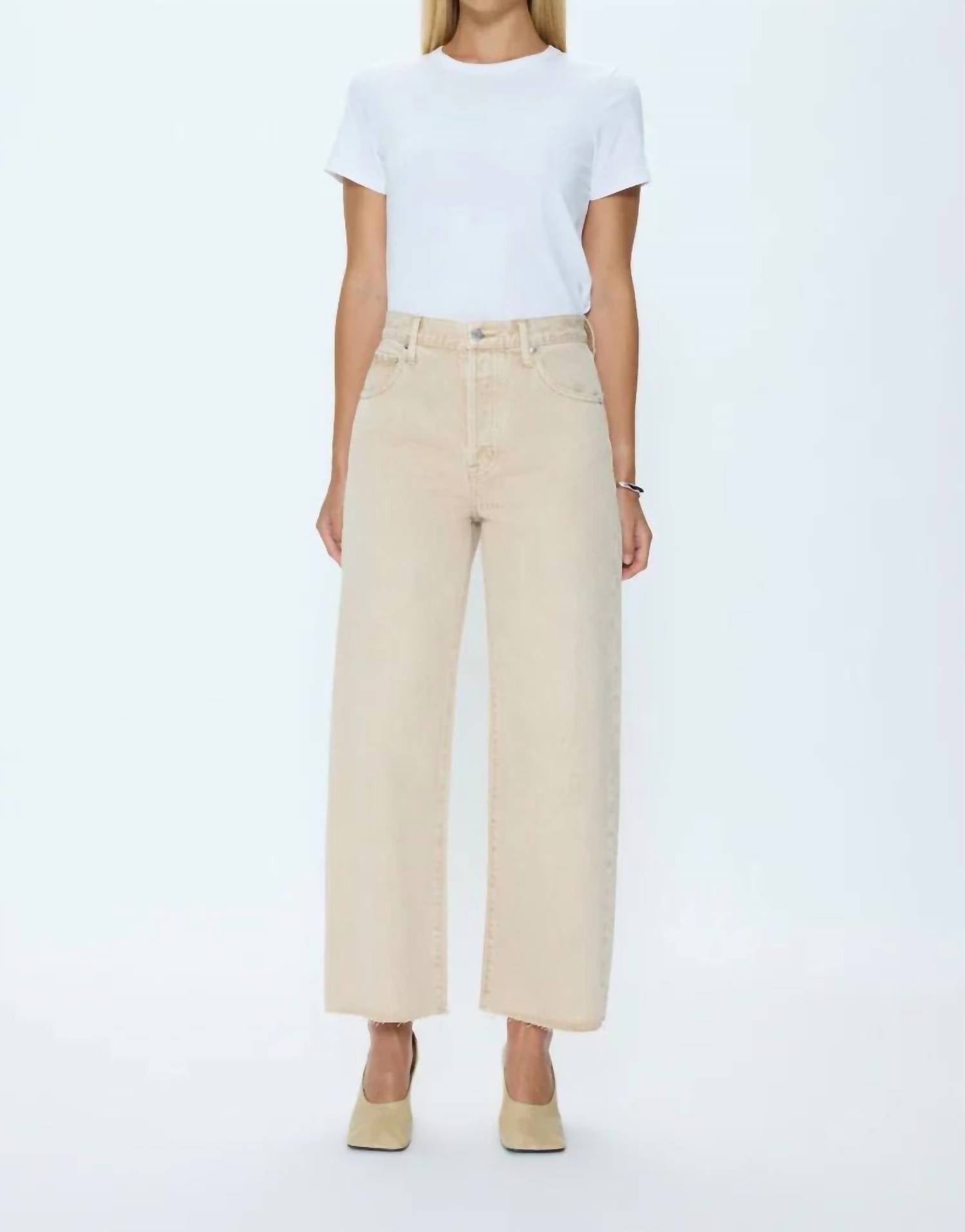 Pistola - Tate High Rise Bowed Leg Jeans