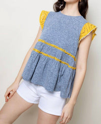 Thml - Brown Eyed Knit Top
