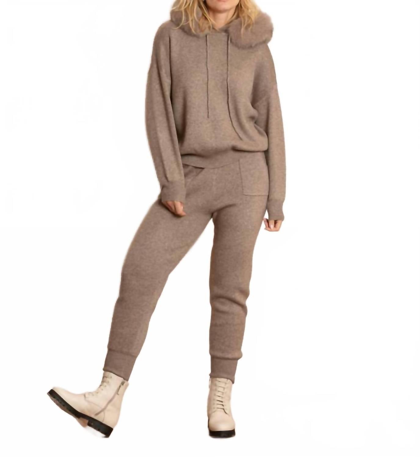 Jessie Liu - Jayla Wool Blended Knit Jogger