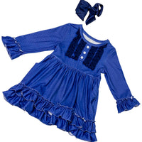 Okie + Lou - Girls Daily Dots And Ruffles Dress