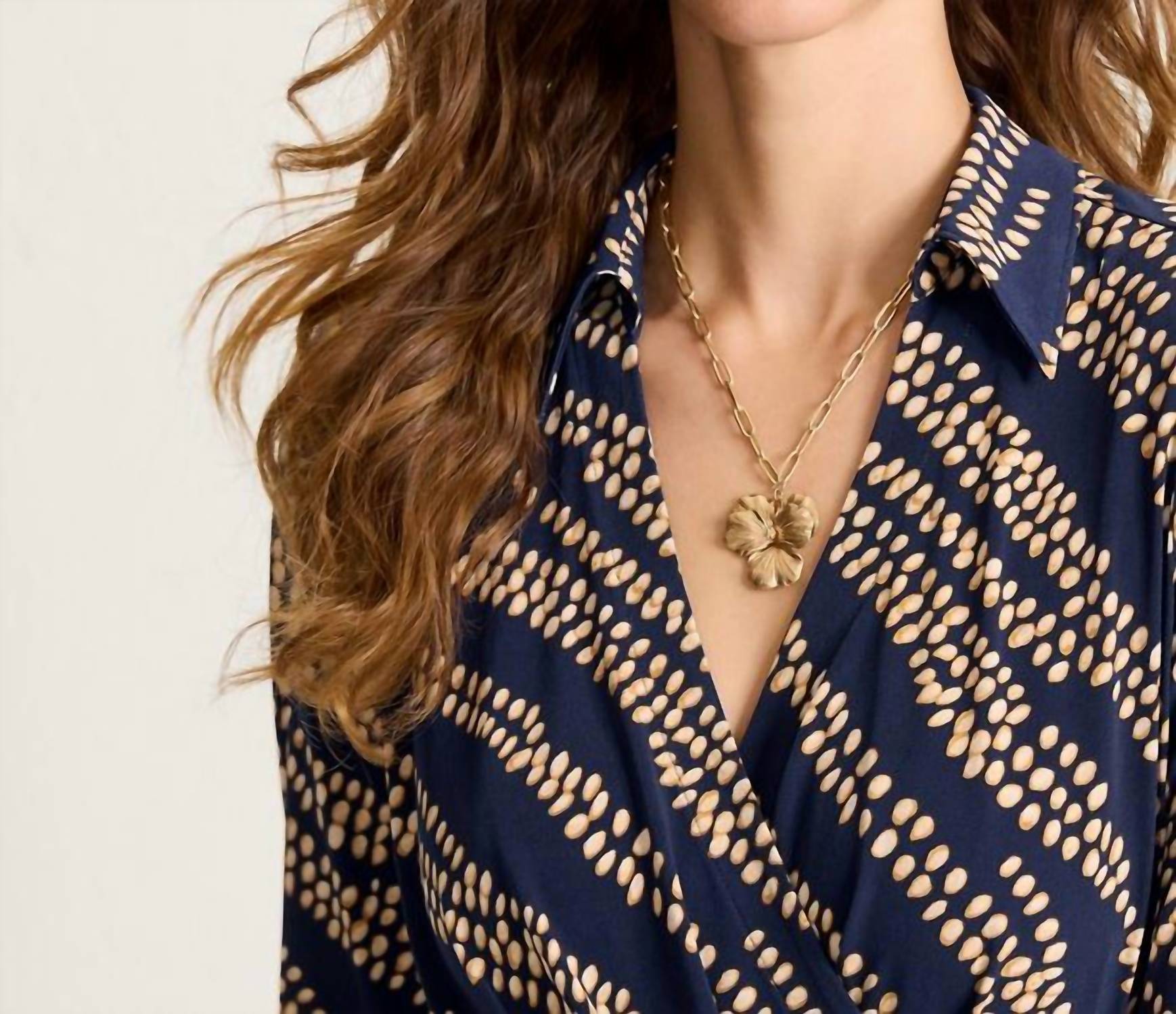 TOMMY BAHAMA Carmela Zebra Bay Wrap Dress in croissant - women's dress - view 4