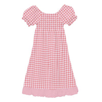 Kickee - Baby Girl's Short Sleeve Gathered Dress