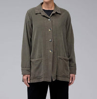 Cut Loose - Lux Cord Car Long Sleeve Coat