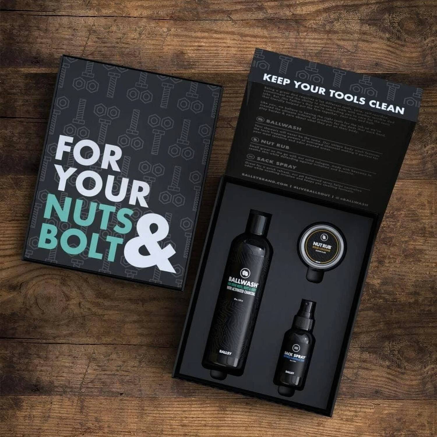 Ballsy - Men's For Your Nuts And Bolt Freshening Set