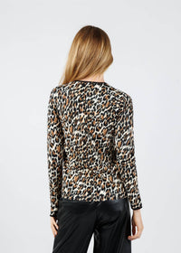 Leo Ugo - Agathe Leopard Sequin V-neck Sweater