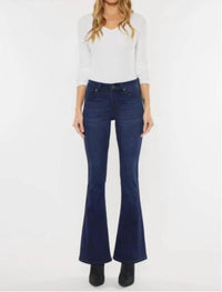 Kancan - Mid Rise Flare Jeans - Petite