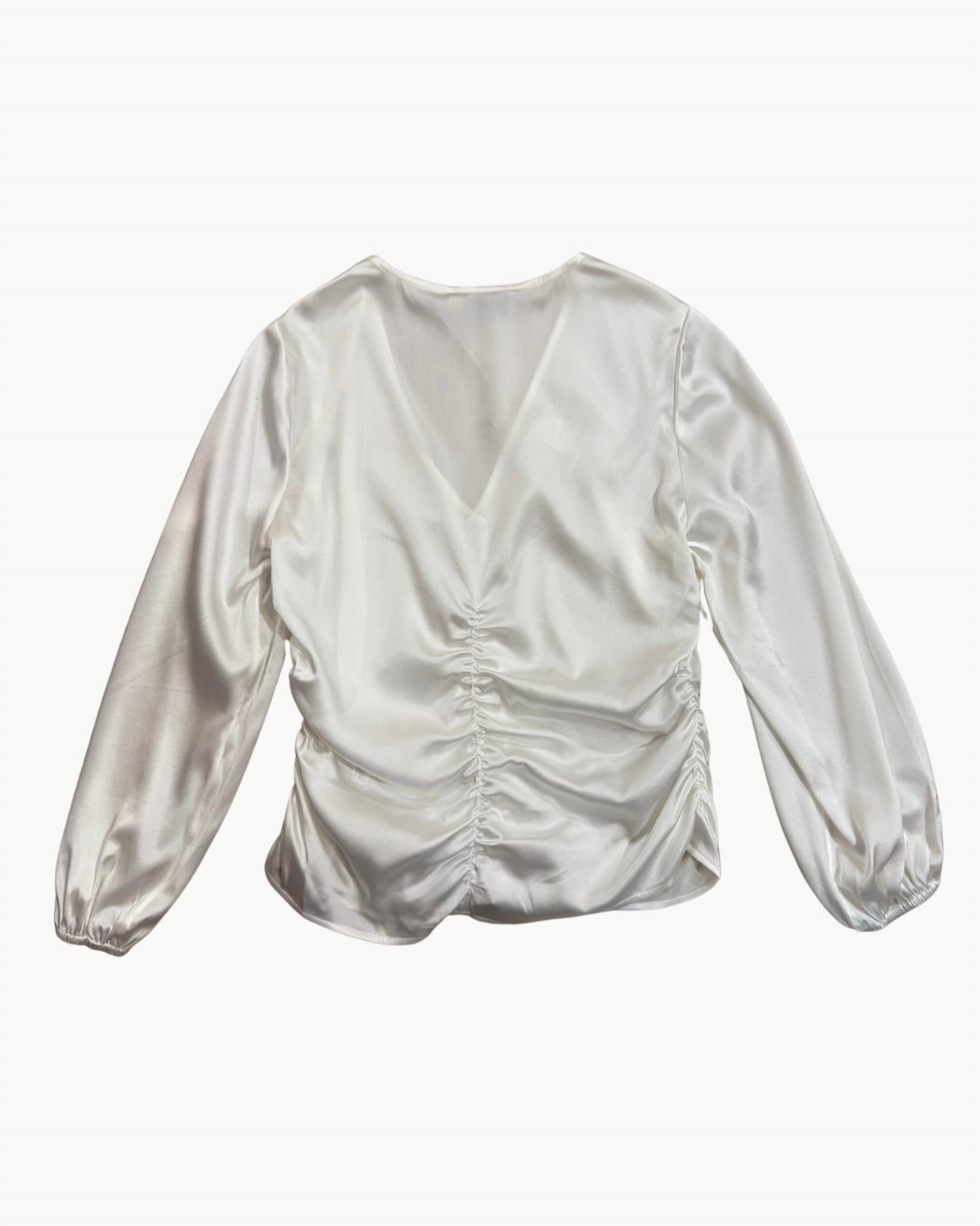 Go By Go Silk - Go Scrunch Long Sleeve Top