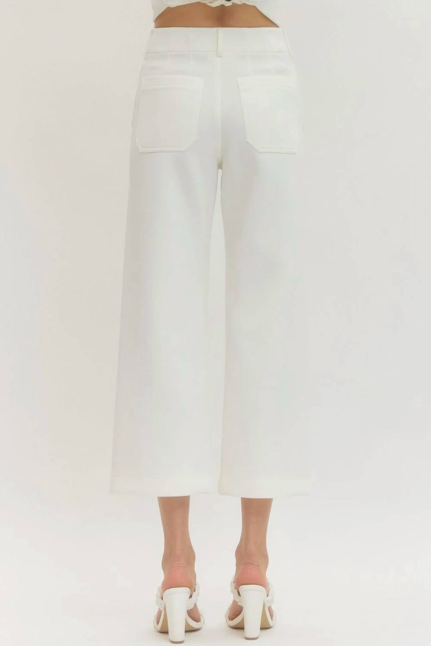 Entro - Solid Knit Pants