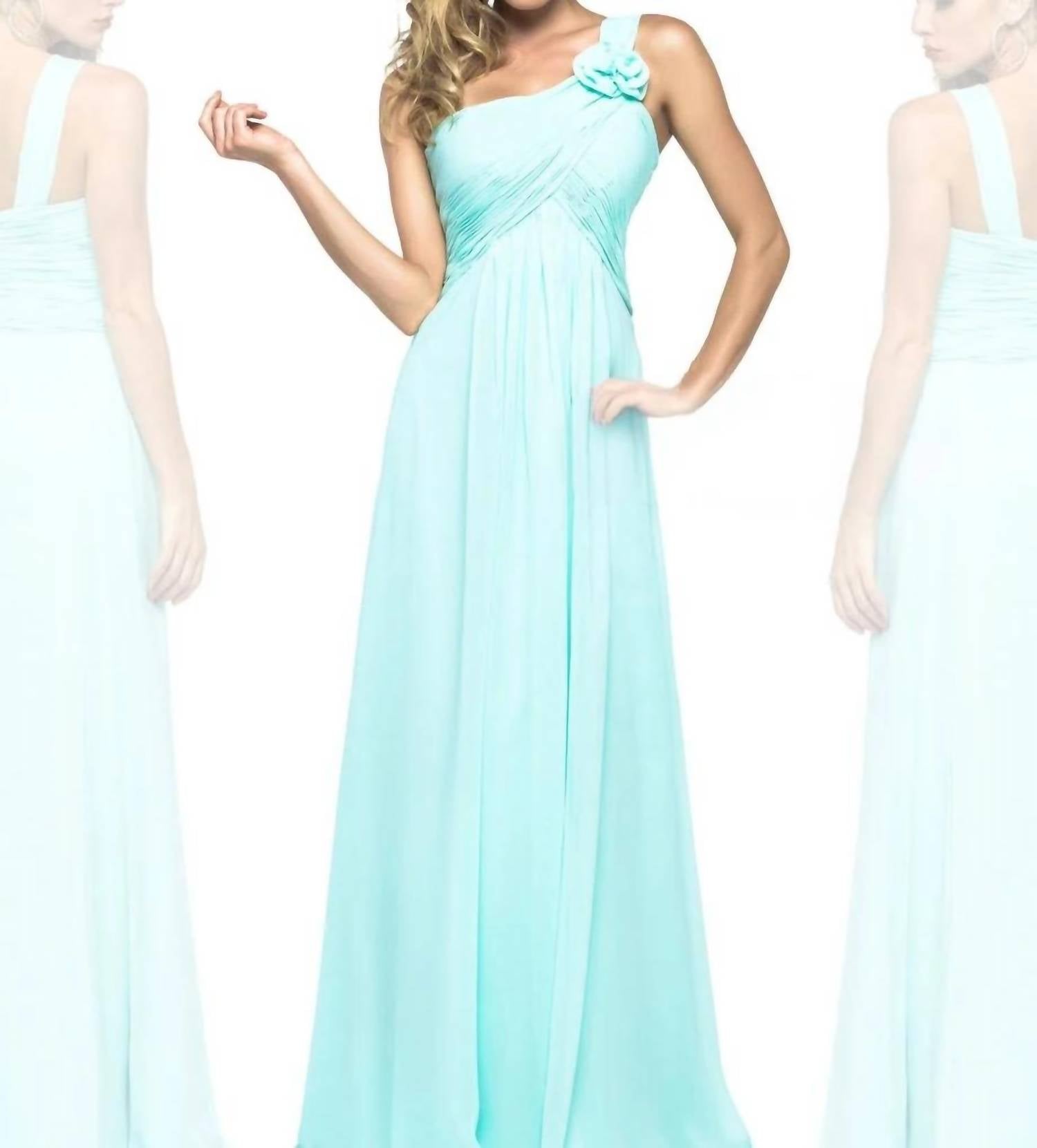 Last Dress - One-Shoulder Blossom Gown