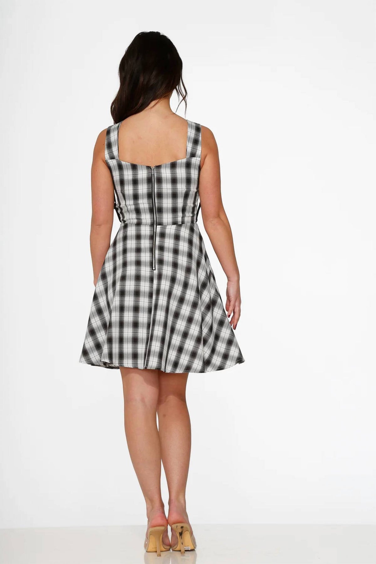 Orchid Bloom - Mini Cotton Swing Dress