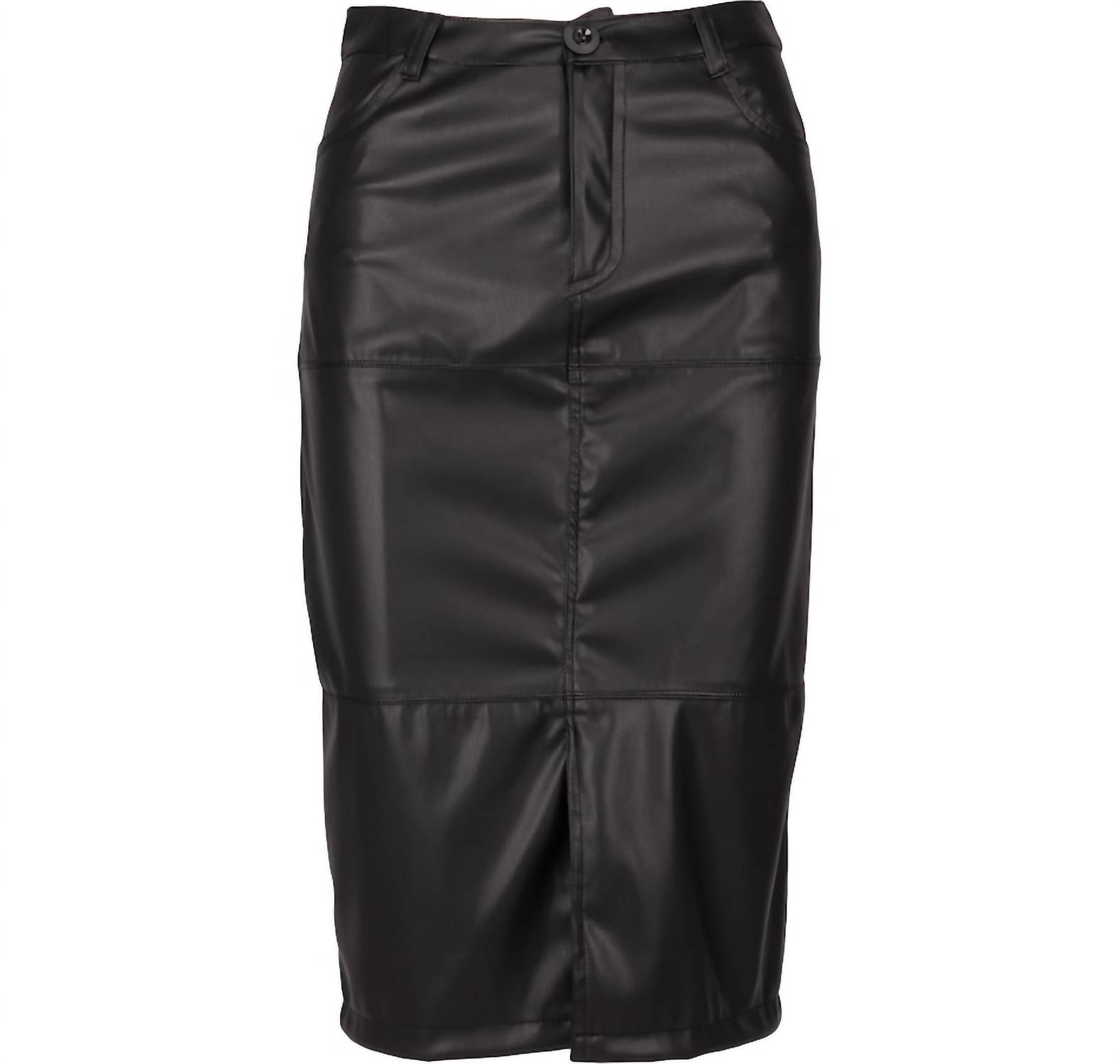 Astrid - Women's Blake Faux Leather Skirt