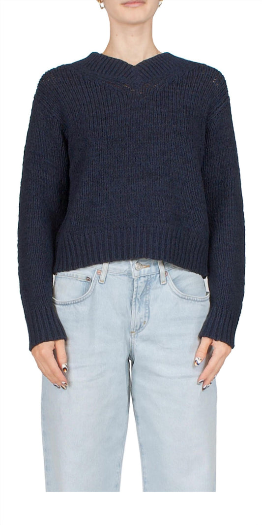 Vince - Drop Shoulder V-Neck Sweater