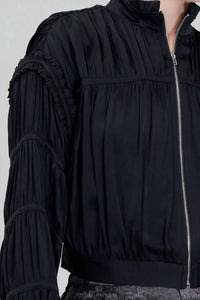 Current Air - Shirring Detail Short Jacket