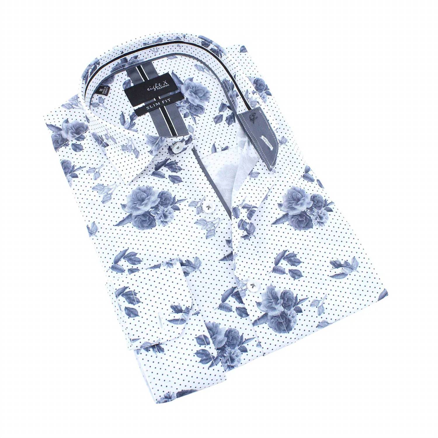 Eight X - Rose Dot Button Down Shirt