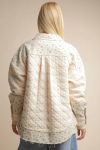 Very J - Floral Quilted Jacket