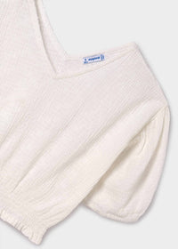 Mayoral - Girls' Ruched Crop Top