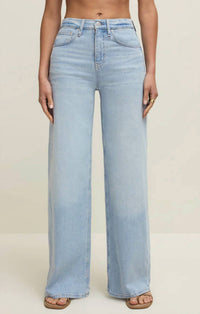 Z Supply - Nova High Rise Wide Leg Denim Pant