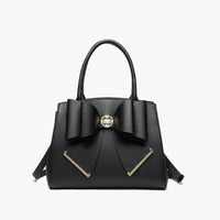 Like Dreams - Women's Poppy Bowtie Top Handle Satchel Bag