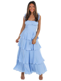 One & Only - Flutter Away Ruffle Tiered Dress