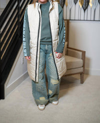 Oli & Hali - Totally In Padded Long Vest