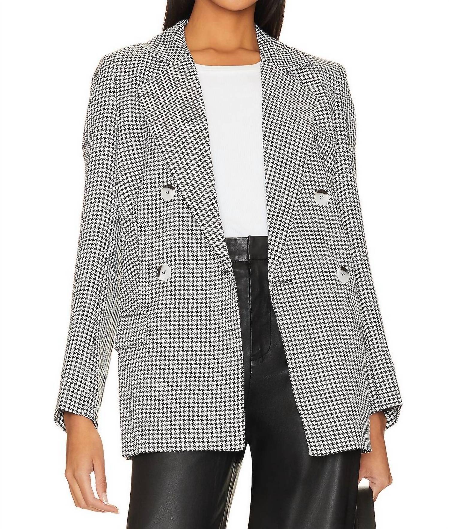 Minkpink - Camilla Houndstooth Blazer