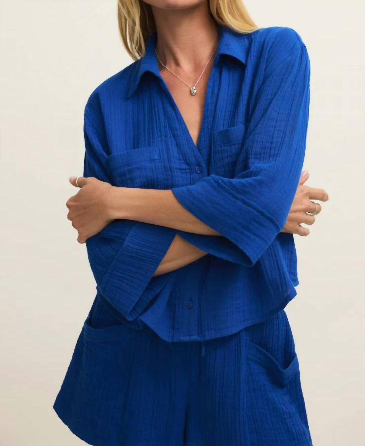 Z Supply - Women's Helena Airy Button-up Top