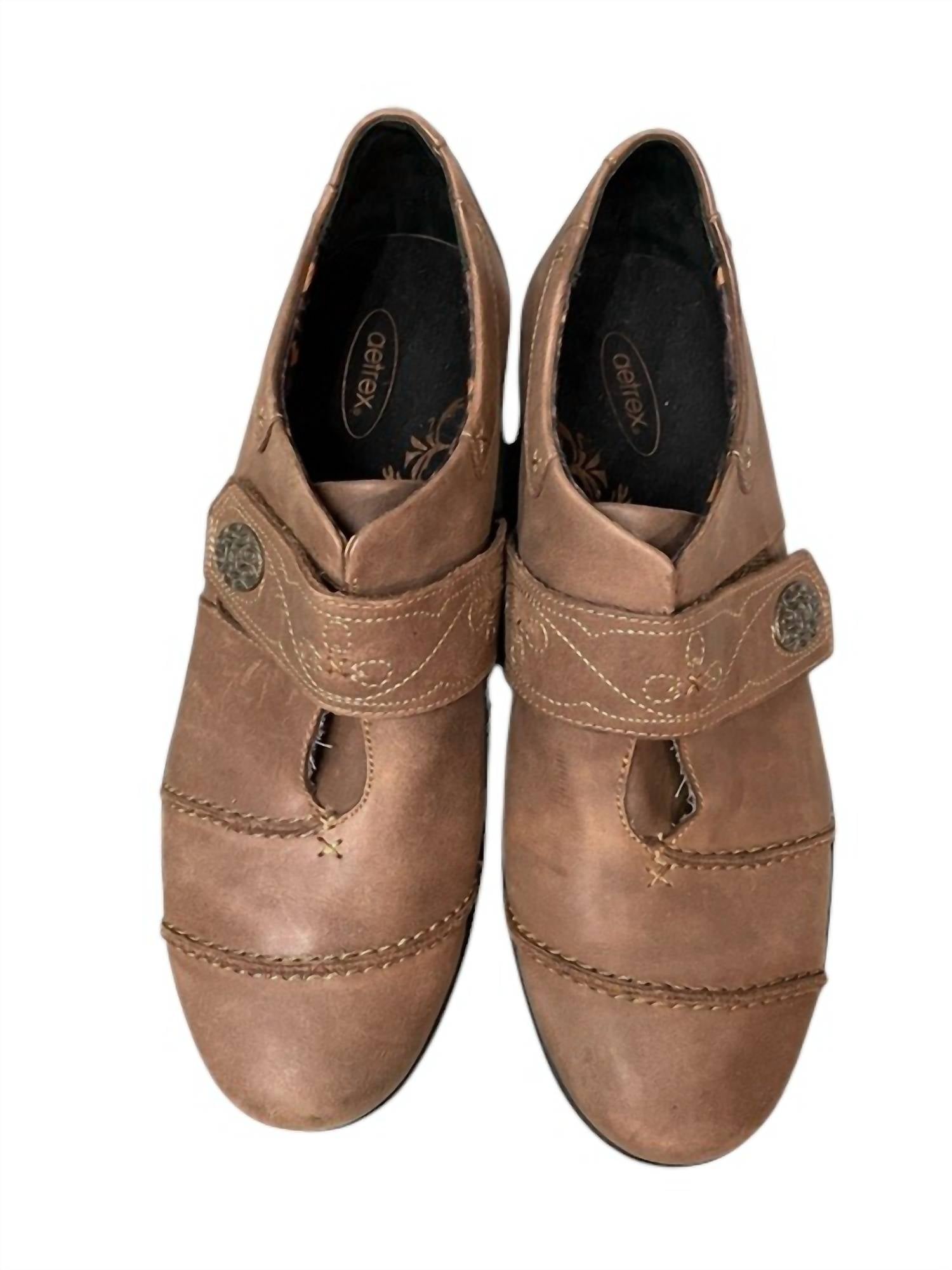 Aetrex - Women's Corinne Monk Strap Shoes