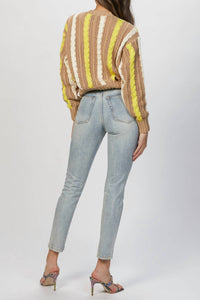 CABLE-KNIT SWEATER