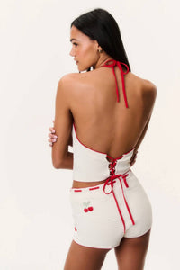 Loveshackfancy - Avanyah Cherry Crochet Top