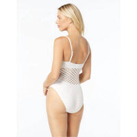 Carmen Marc Valvo - Crochet One Piece Swimsuit