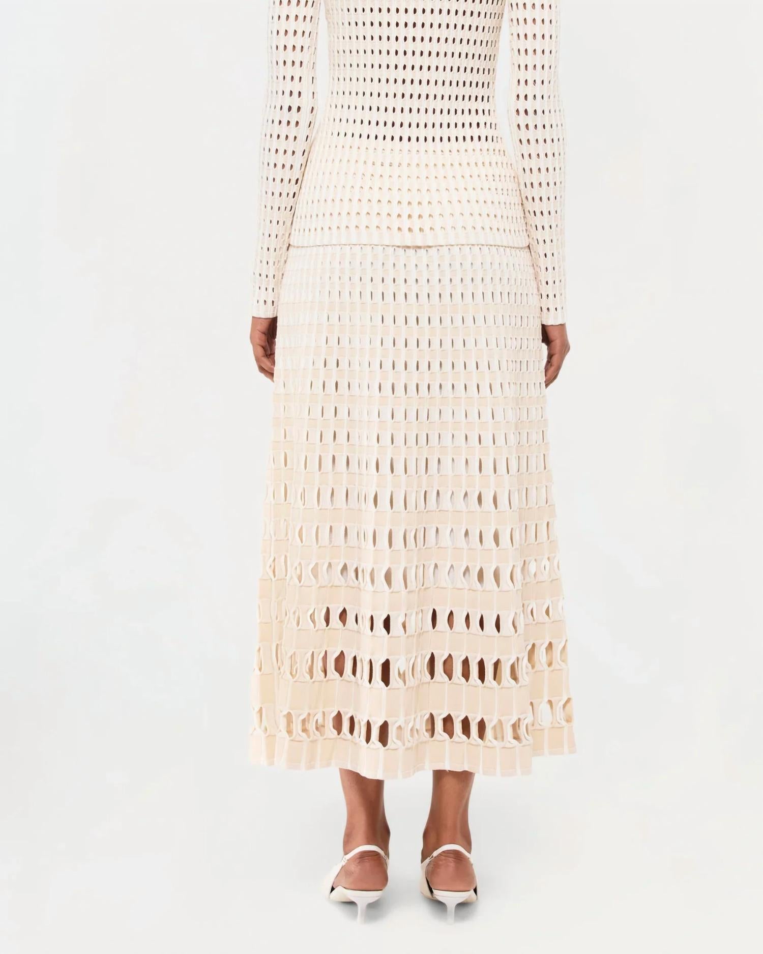 Simkhai - Larken Knit Midi Skirt