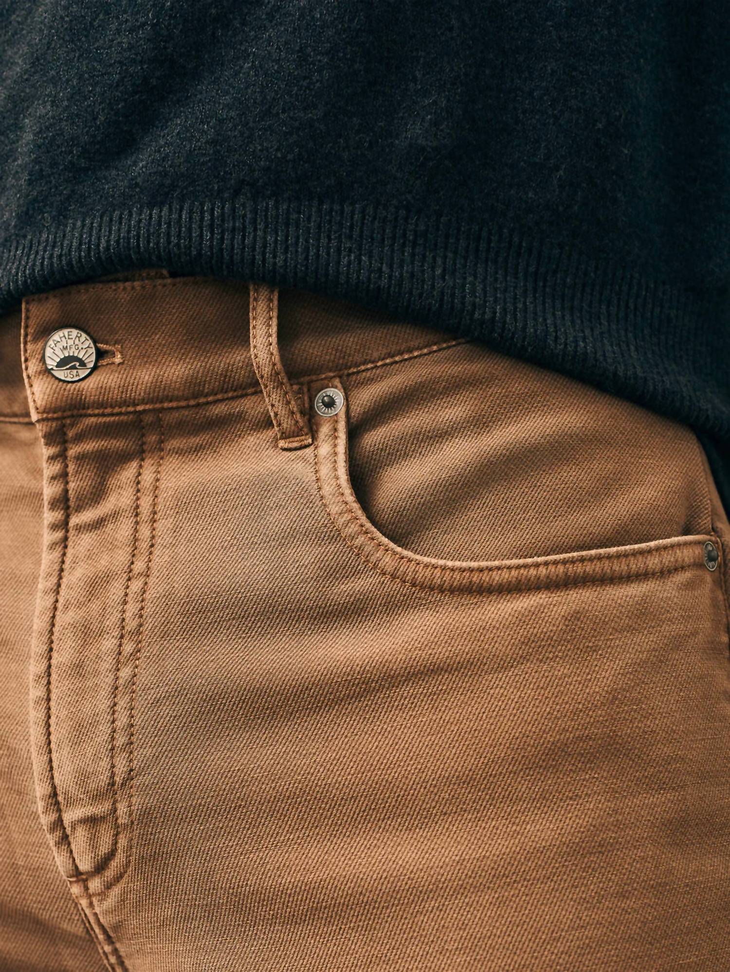 Stretch Terry 5-Pocket Pant