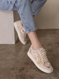 OASIS SOCIETY Women's Sporty Feminine Tammi Sneaker in light grey - women's sneaker - view 5