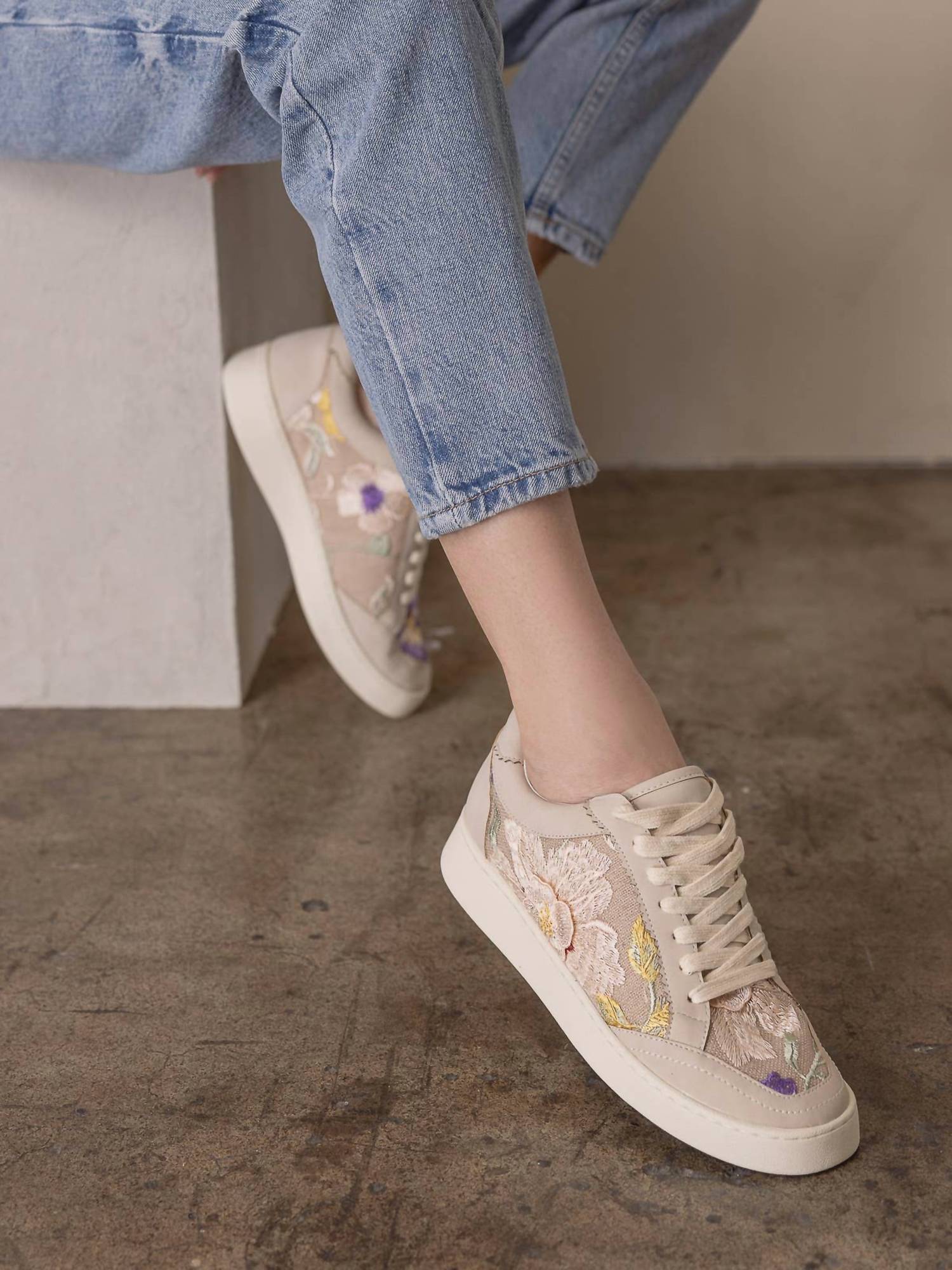 OASIS SOCIETY Women's Sporty Feminine Tammi Sneaker in light grey - women's sneaker - view 5