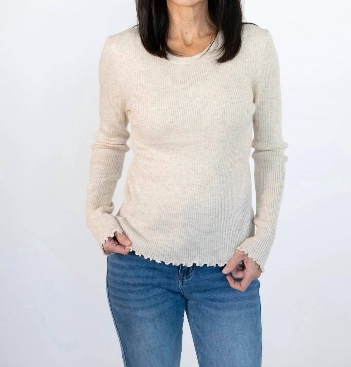 Tea N Rose - Erika Long Sleeve Sweater
