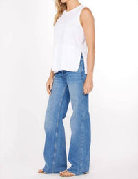 Mododoc - Ribbed Peplum Tank