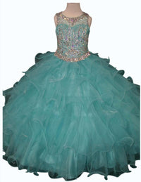 Little Rosie - Girl's Long Pageant Dress