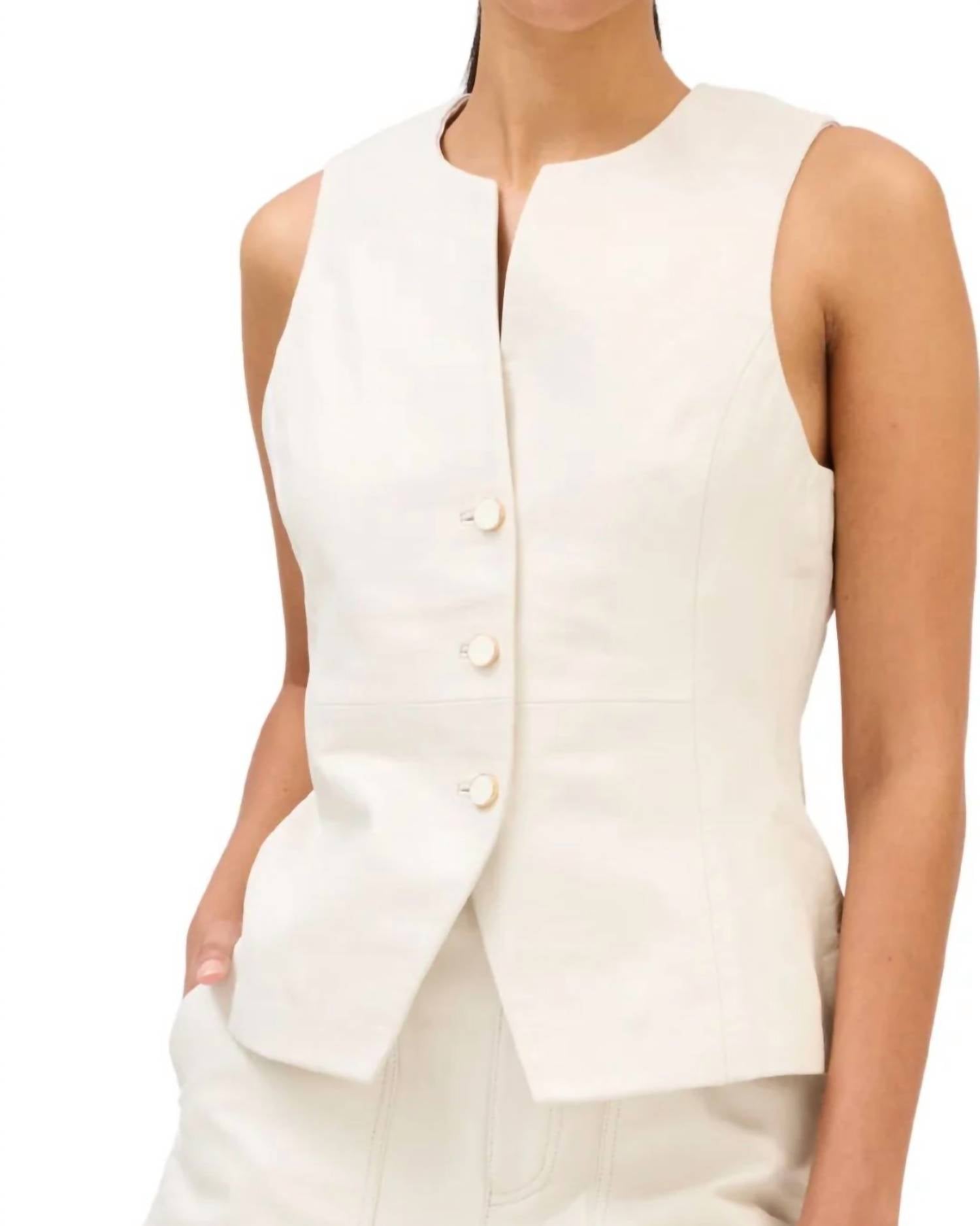 Allison New York - Oliver Leather Vest