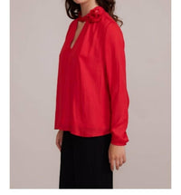 Lucy Paris - Leighton High Neck Rosette Top