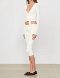 Eterne - Foldover Capri Legging