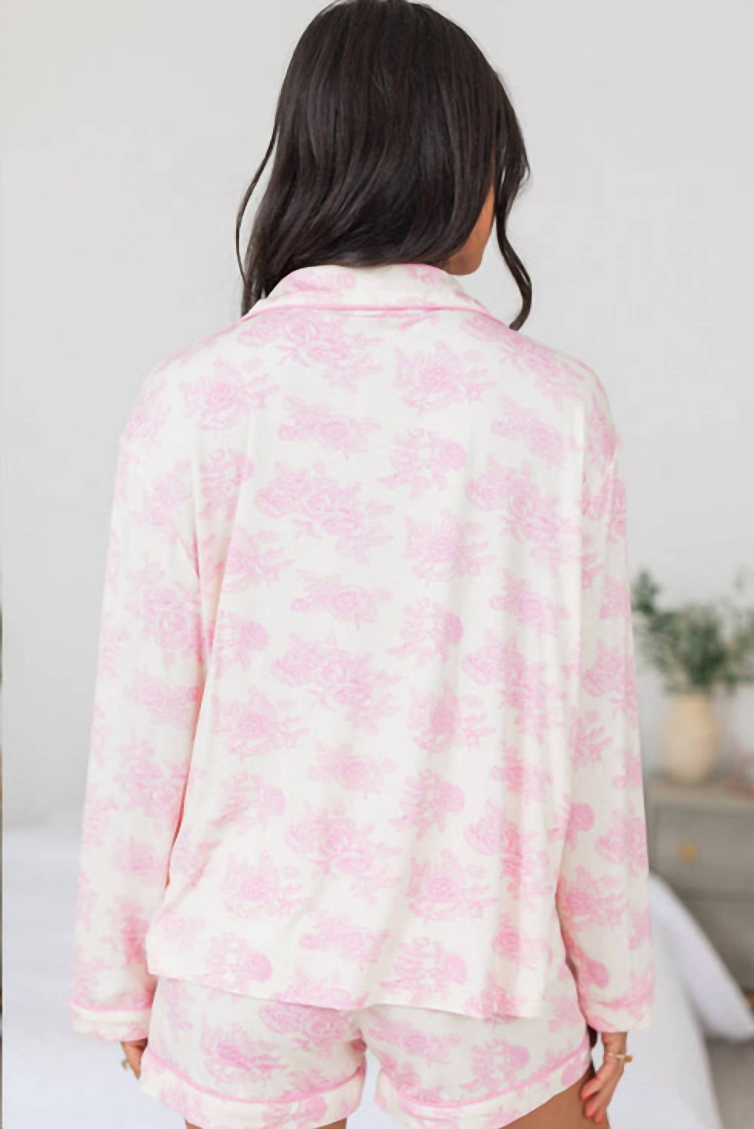 La Society - Snow Flowers Pajama Set