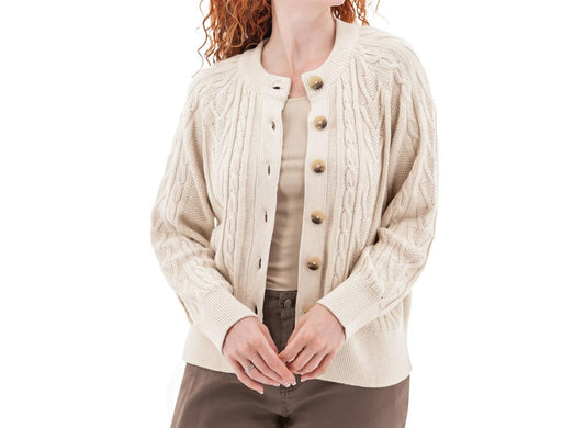 Aventura - Cascade Cable Knit Raglan Cardigan