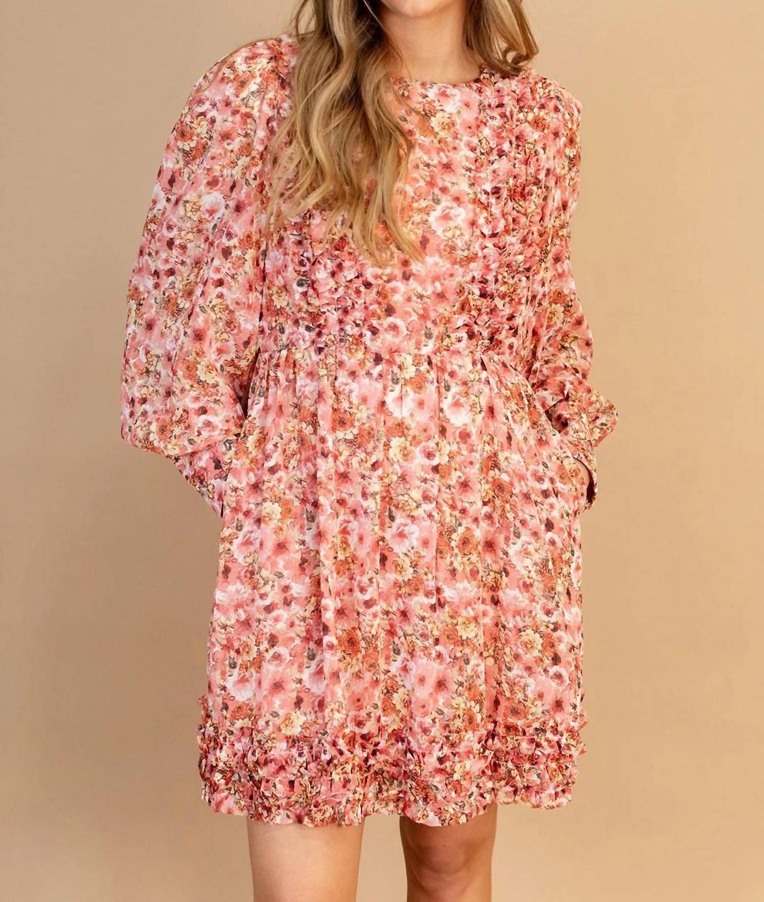 Listicle - Alisa Floral Print Dress